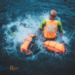 Σημαδούρα Ασφαλείας  SwimRun Hydra35 λίτρων με ιμάντες για να γίνεται σακίδιο (πορτοκαλί)