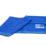Πετσέτα Κολυμβητηρίου BornToSwim® logo (μπλε) 70 x 140 cm