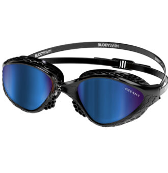 Buddyswim Goggles OzeanX Black/Blue Mirror