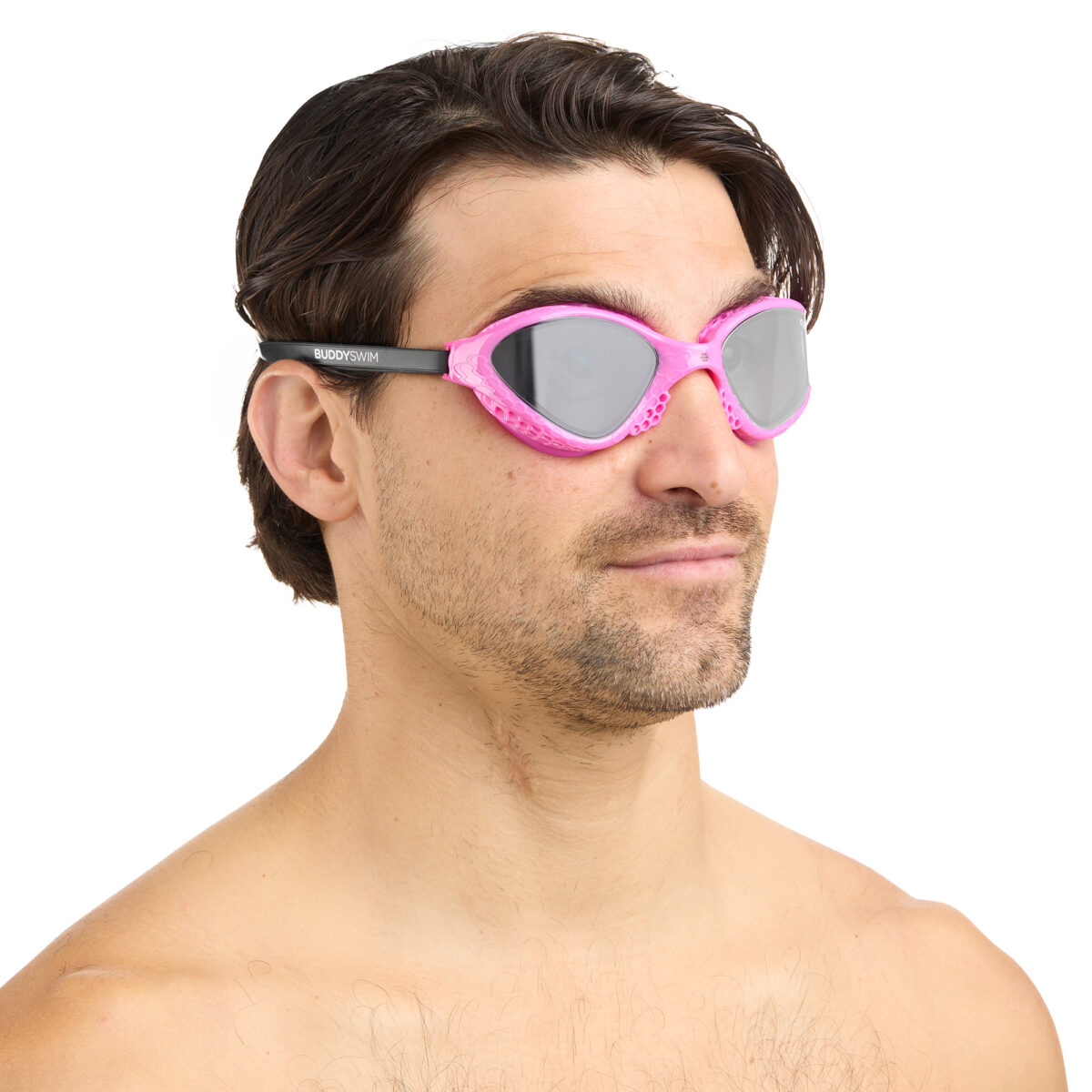 Buddyswim Goggles Ozean Pink-Black/Smoke - Image 5