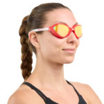 Buddyswim Goggles OzeanX Red-White/Orange Mirror - Image 4