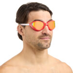 Buddyswim Goggles OzeanX Red-White/Orange Mirror - Image 5