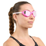 Buddyswim Goggles OzeanX Pink-White/Iridium Mirror - Image 4