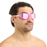Buddyswim Goggles OzeanX Pink-White/Iridium Mirror - Image 5