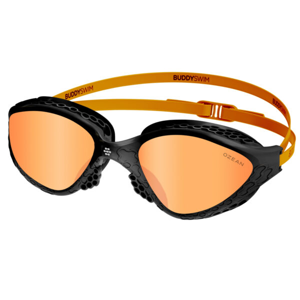 Buddyswim Goggles Ozean Black-Orange/Orange