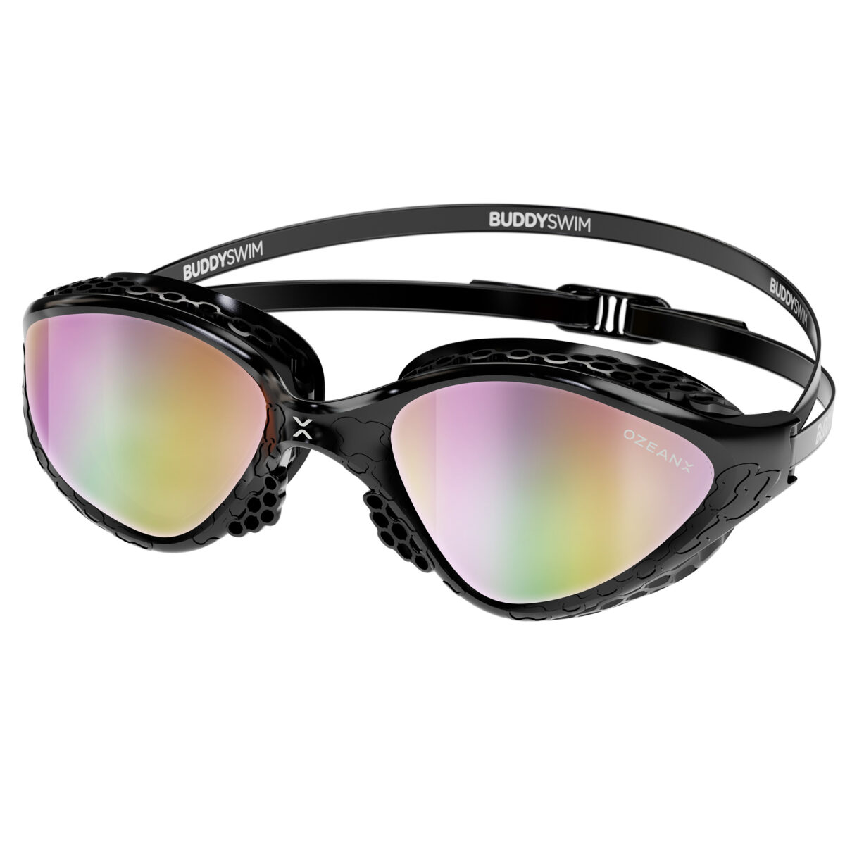 Buddyswim Goggles OzeanX Black/Iridium Mirror - Image 1