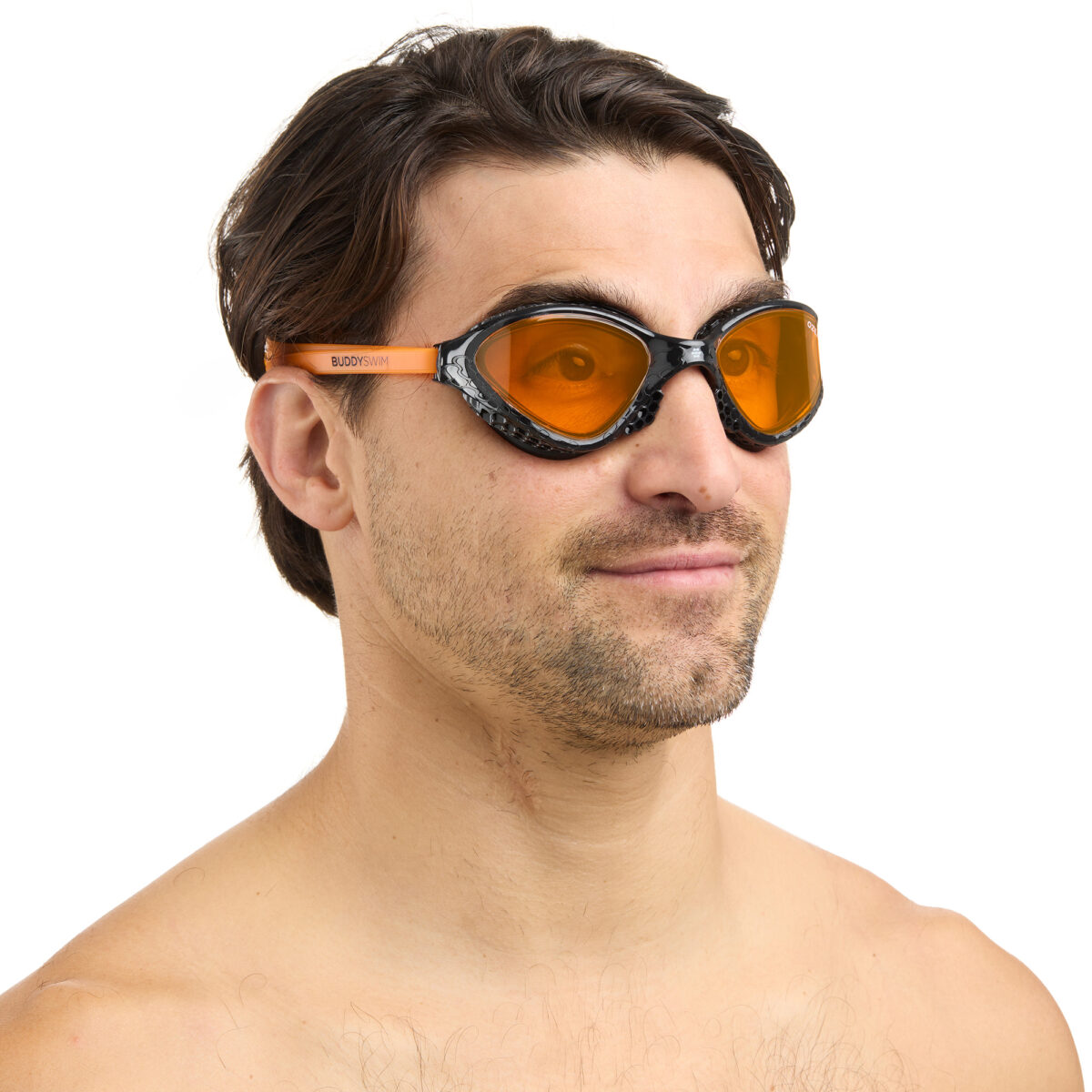 Buddyswim Goggles Ozean Black-Orange/Orange - Image 4