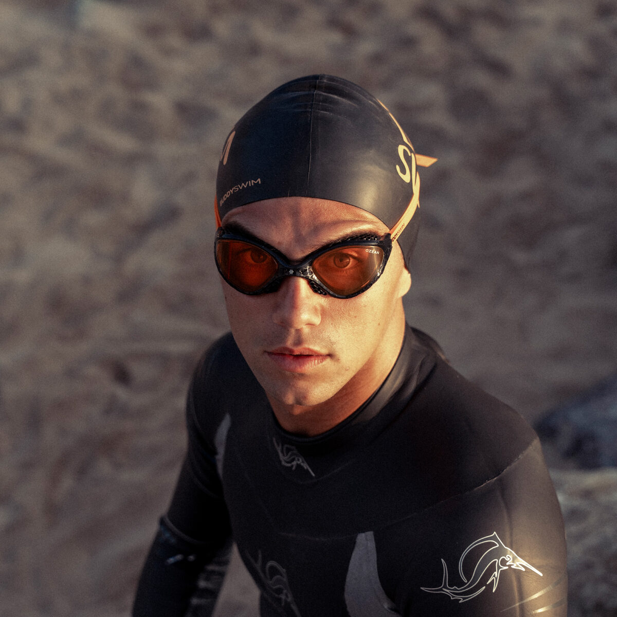 Buddyswim Goggles Ozean Black-Orange/Orange - Image 5