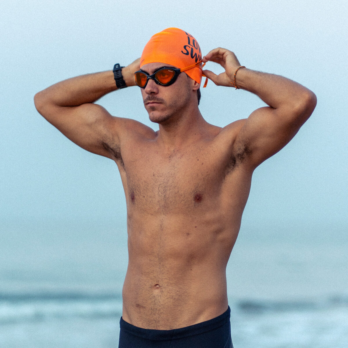 Buddyswim Goggles Ozean Black-Orange/Orange - Image 6