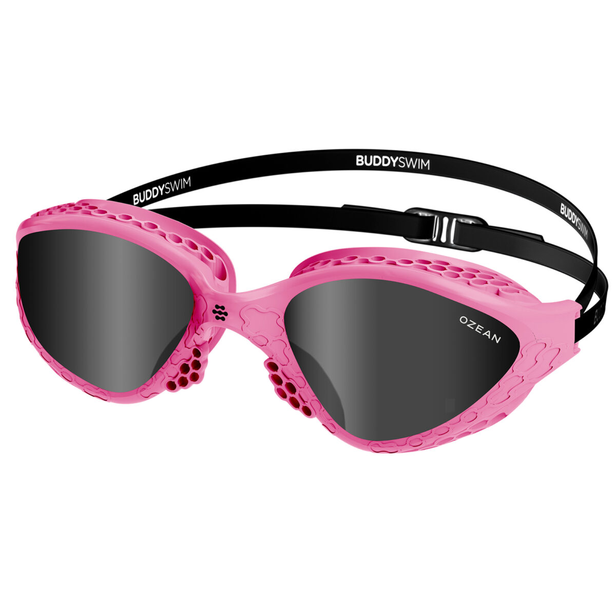 Buddyswim Goggles Ozean Pink-Black/Smoke - Image 1
