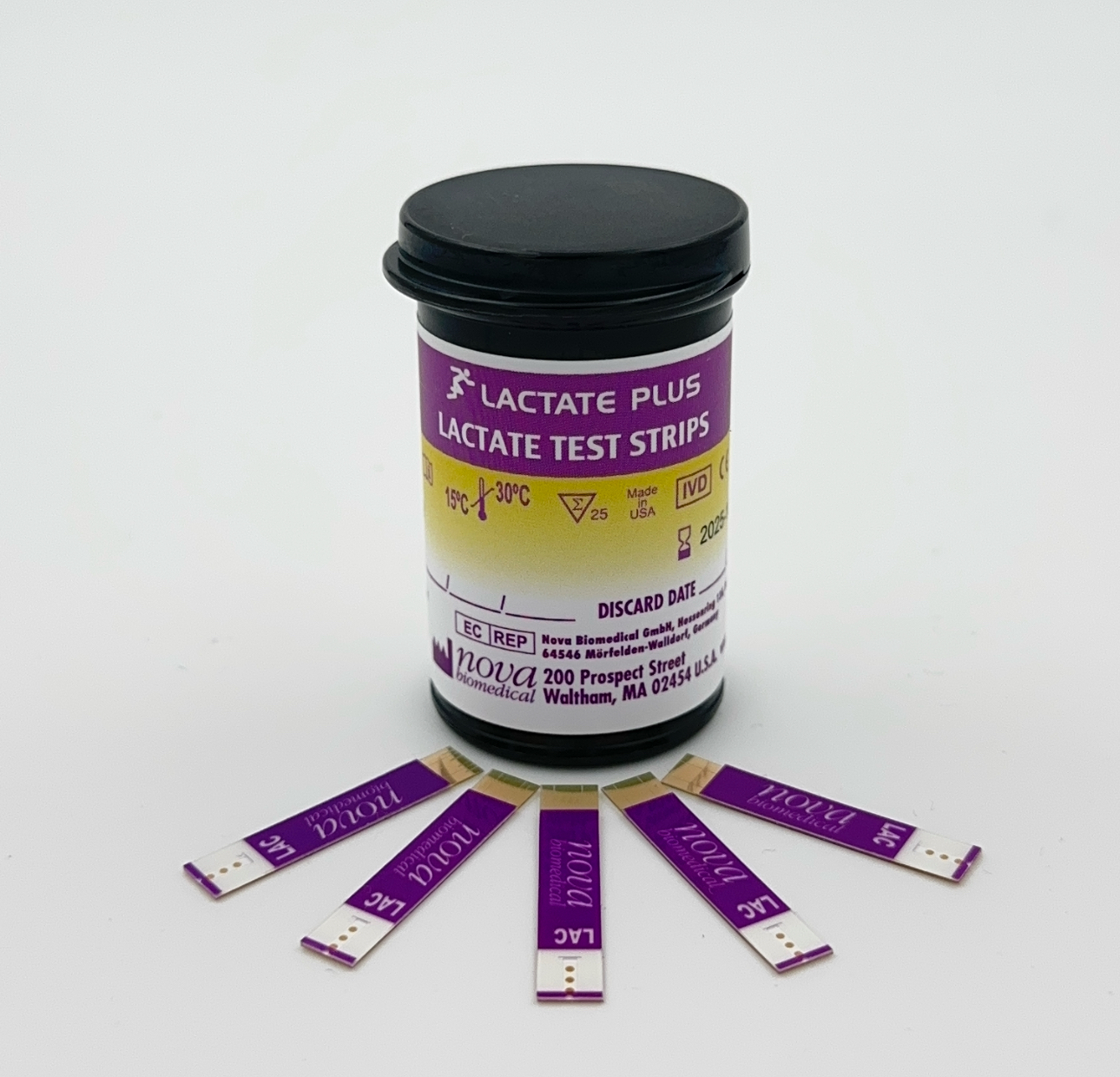 Test Strips_2025 Ταινίες Μέτρησης LACTATE PLUS (25 τεμάχια) - Image 1