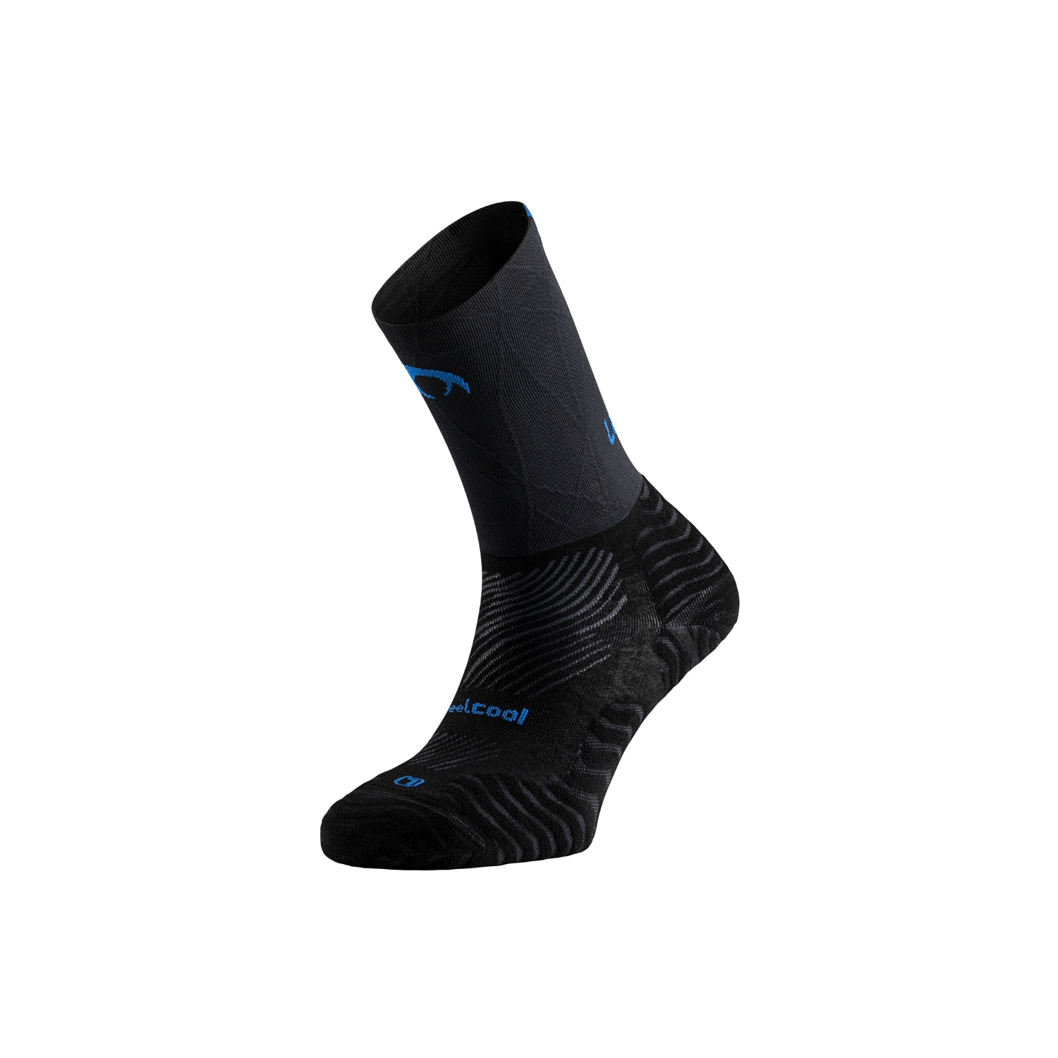 Street Profive Street pro five compression Lurbel Street pro five compression : Συμπιεστική Κάλτσα για απαιτητικές προπονήσεις και αγώνες στην Ασφαλτο (Μαύρο- Μπλε) - Image 1