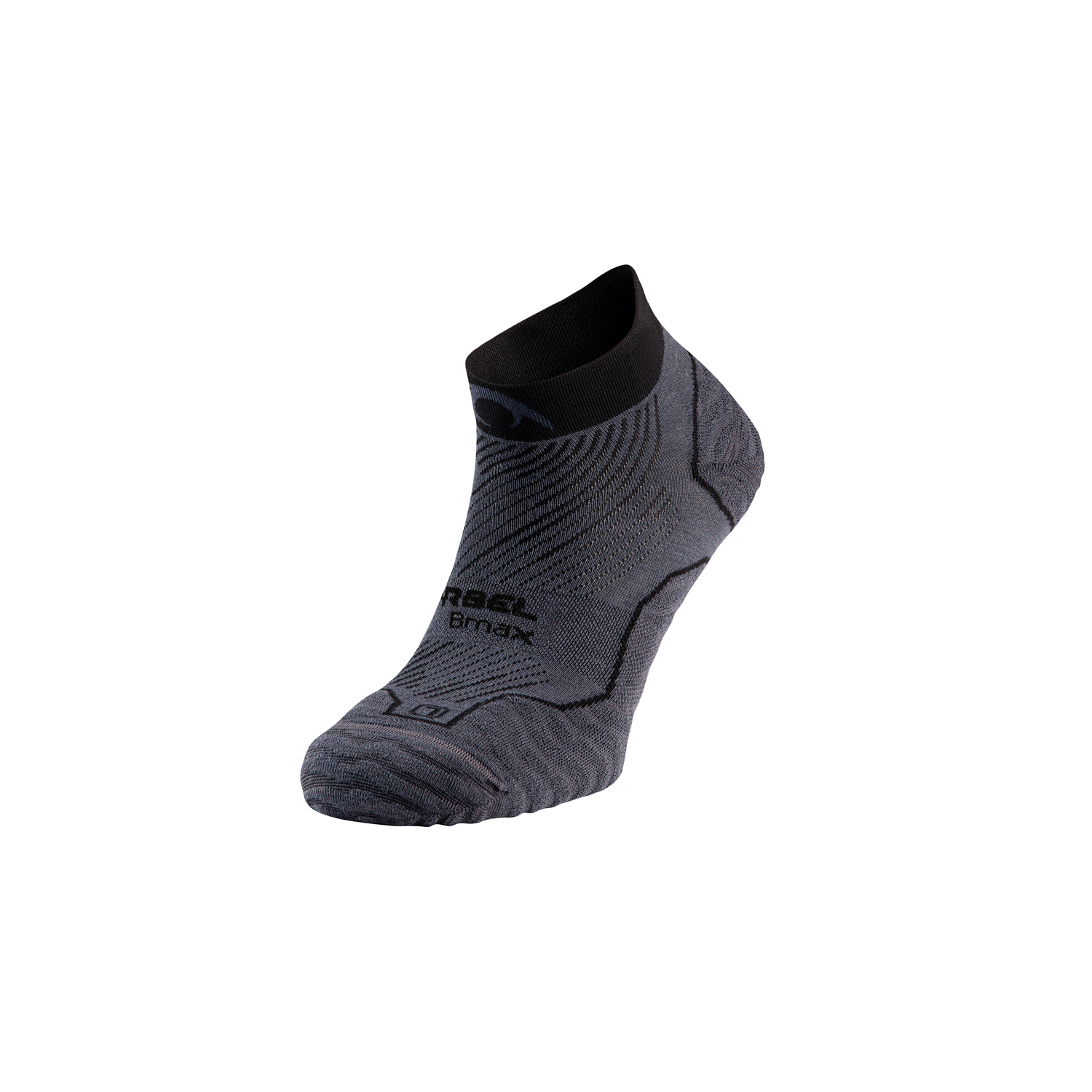 lurbel Tiwar Two Dark Grey Black Lurbel Tiwar Two – Τεχνικές Κάλτσες Τρεξίματος για Στίβο και Δρόμο - Image 1